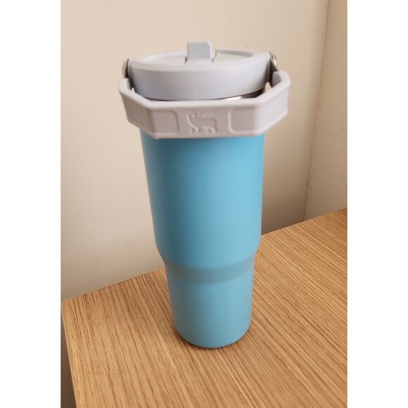 Stanley IceFlow Flip Straw Tumbler in Pool Blue 30oz - Picture 2 of 7